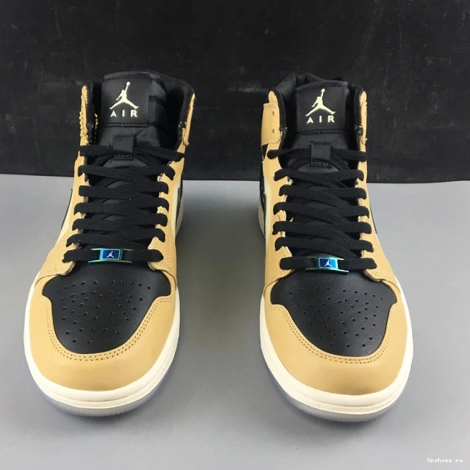 Premium High WMNS 1 Jordan Mushroom Air AH7389-003 Fossil 0427